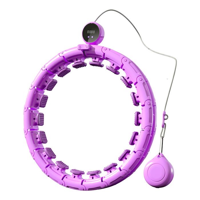 Plastic Smart Adjustable Weighted Hula Hoop Home Fitness Yoga Exercises