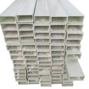  High Strength Grp Pultrusion Frp Square Pipe Fibreglass +Resin Smooth Winding Manufactures