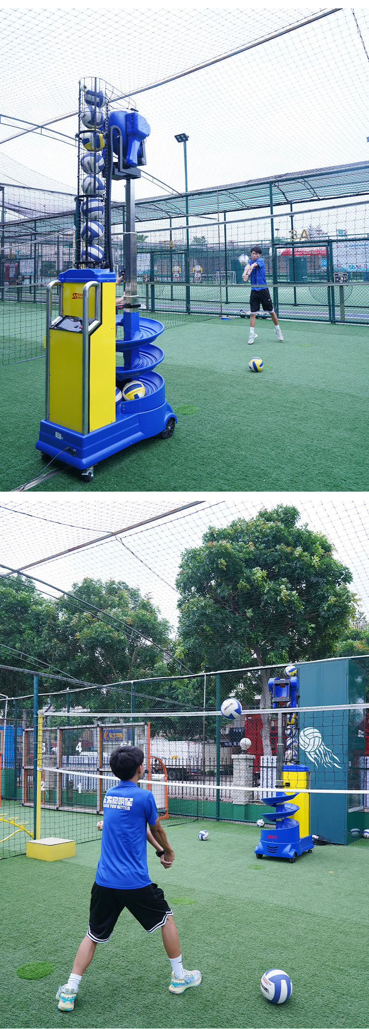 Siboasi S6638U Volleyball Shooting Machine Multi Function