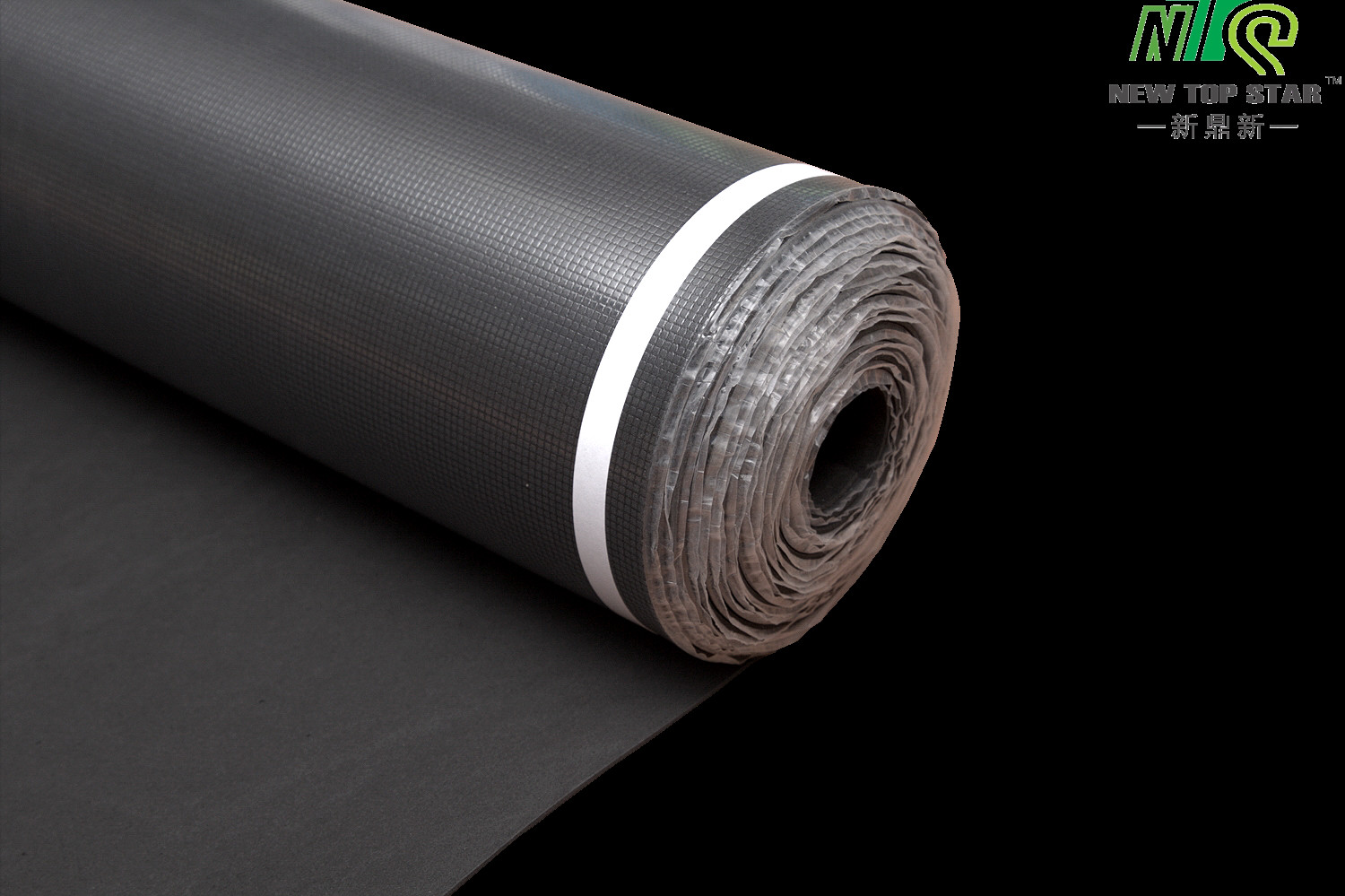PE film 3mm Acoustic Underlay Black / 200sqft Per Roll Sound Proofing Underlay