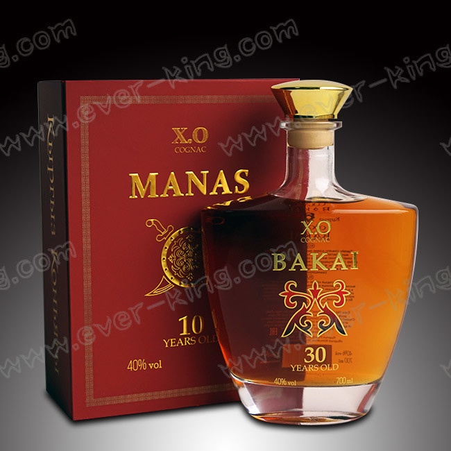 750 ML Oval Glass Liquor Bottles
