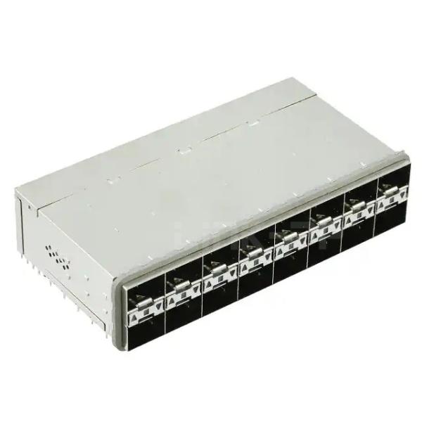 TE 1-2198346-7 zSFP+ Receptacle With Cage Ganged (2x8) Connector Included