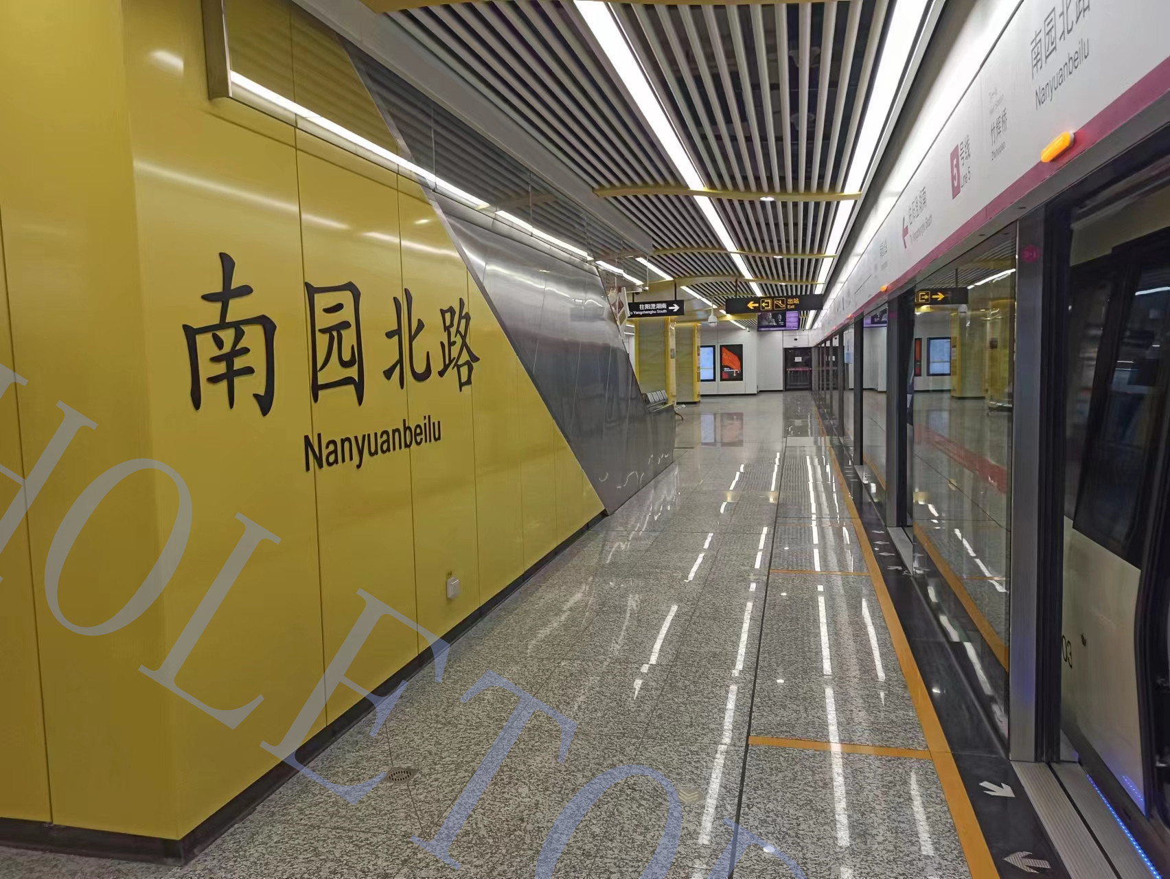 6mm Thickness Ceramic Coated Aluminum Panel For Subway Station