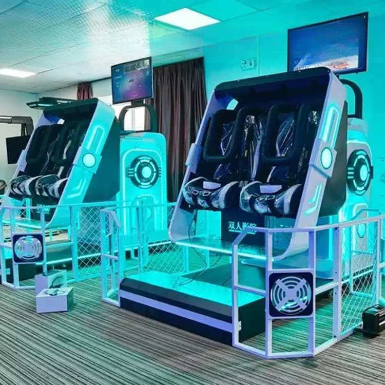 Dreamland vr simulator ufo VR 2 seat 9d virtual reality 360 vision roller coaster 9d cinema simulator