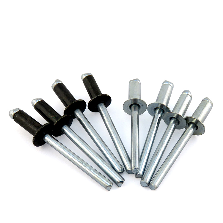 Self-Plugging Open End Decorating Fastener Nails with Pop Rivets Core Pulling Rivets
