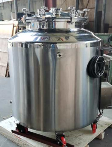 Easy Clean Stainless Steel Softgel Medicine Storage Tanks Mirror Polishing