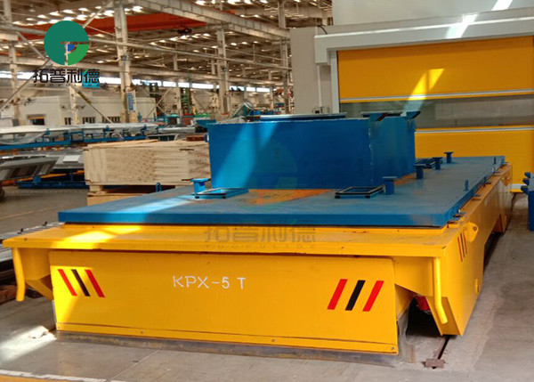 Battery Operated Rail Guided Powered Transfer Trolley For Paper Making Industry