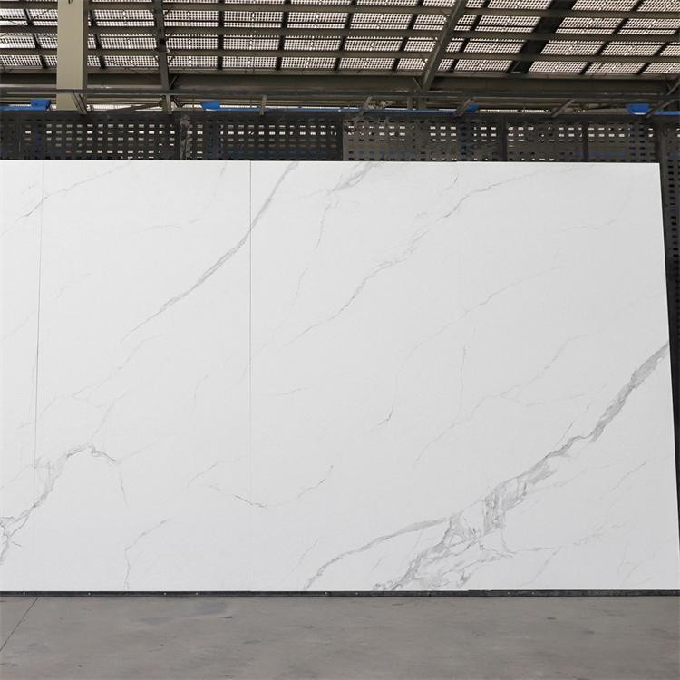 UV Resistant Porcelain Marble Sintered Stone Wall Slab Tiles For Kitchen Countertop