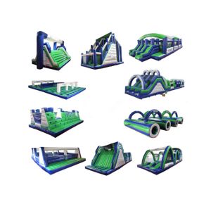 Giant Inflatable Obstacle Challenges Extreme Insane Inflatable 5k Run Race