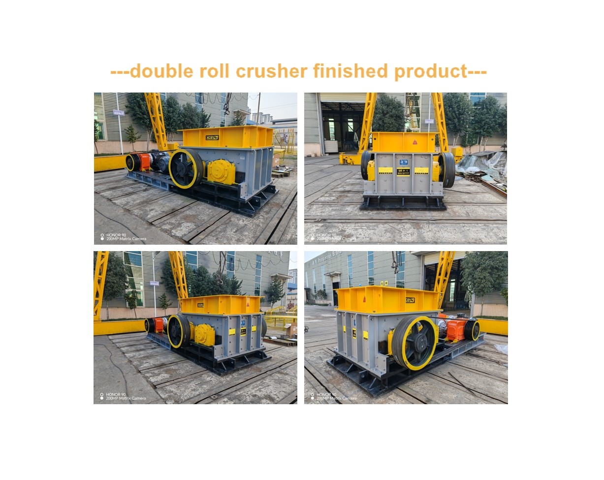 650-800TPH Double Roll Crusher High Capacity Double Tooth Roller Crusher Dual Motor