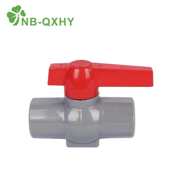 Supply Water Blue Plastic UPVC PVC Octagonal Ball Valve with Long Handle and