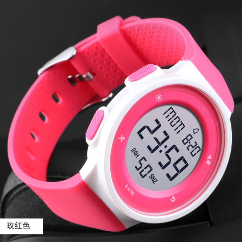 Sports Silicone Multi-Function Ultra-Thin Couple'S Watches Silicone Sport Watch