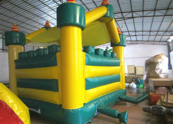 Football Kids Inflatable Bounce House Castle Digital Printing 4 X 4m For Amusement Park