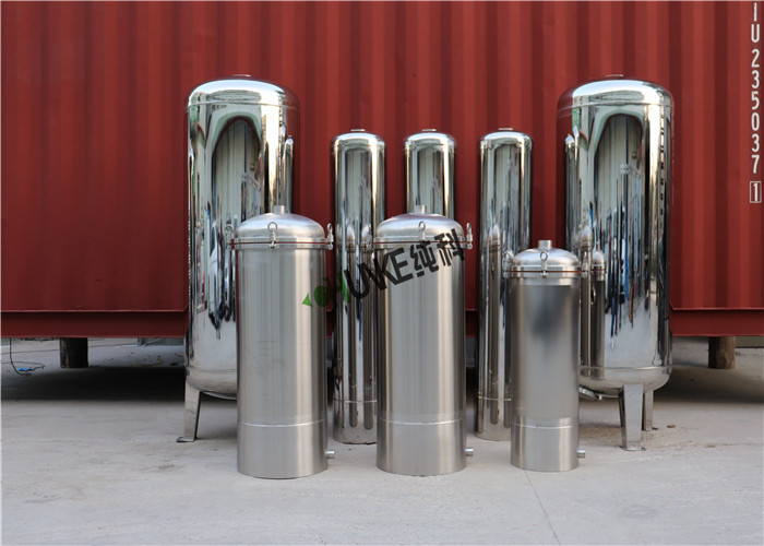 Vertical Type Stainless Steel Sand Filter Housing For RO Plant 500L-200000L