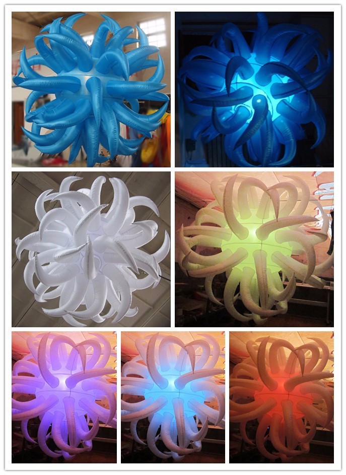 Building Decor Inflatable Star with LED Light for Party and Club