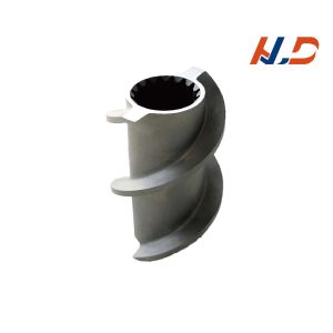 Twin-Screw Extruder Thread Components for Enhanced Mixing, Conveying, and High