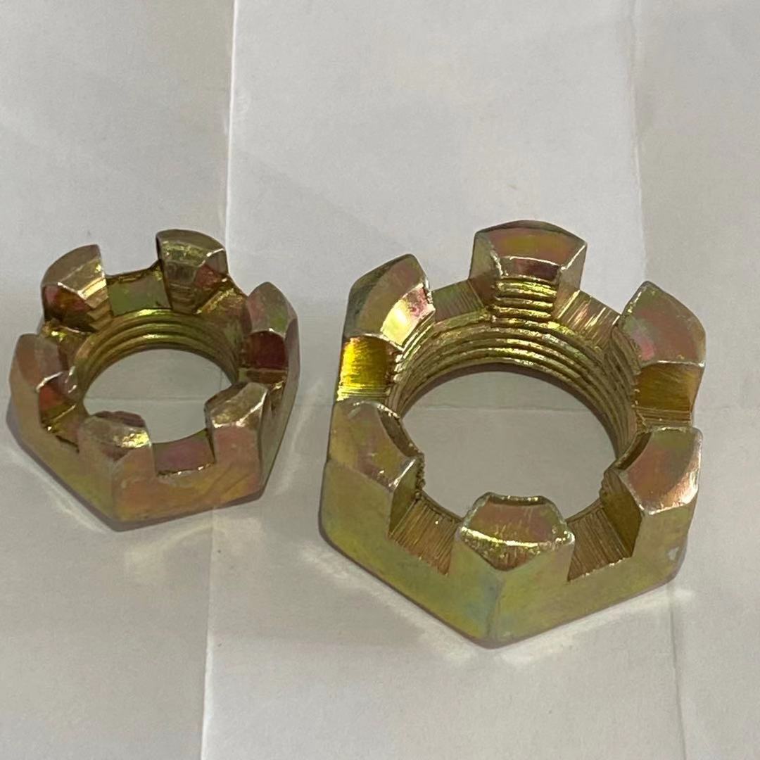 DIN935 Slotted Nut Hex Slotted Castle Nuts Grade 4.8/8.8/10.9/12.9Ect Standard DIN