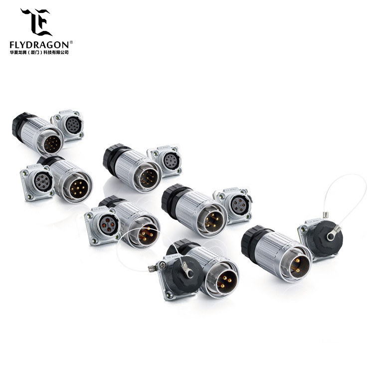 Waterproof Anti-creepage 2 pin DC Butt Joint Electrical Wiring Terminal Power Connector