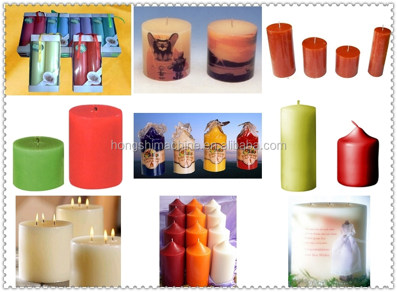 Full automatic wax pillar candle press machine tea light candle maker machine price