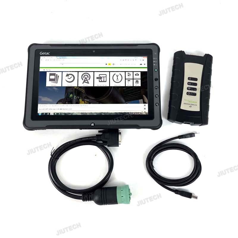 V5.3 AG&CF Agriculture Construction EDL V3 Diagnostic Kit Service Advisor F110 Tablet JOHN DEERE