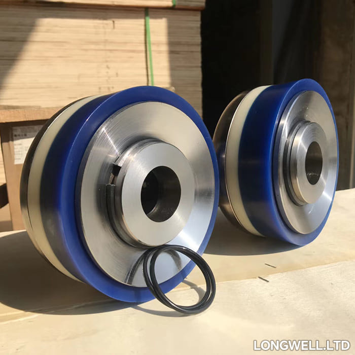 40Cr Piston Mud Pump Spares NBR Rubber AH000004050200 Forged Steel