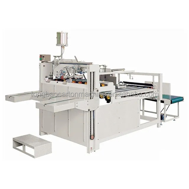 600mm Electric Driven Semi Automatic Cardboard Folder Gluer for Corrugated Box Machine