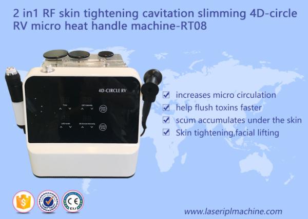 2 In 1 RF Beauty Equipment Skin Tightening Cavitation Slimming 4D Circle Rv