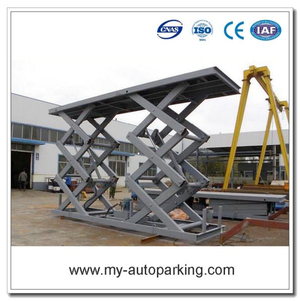 Hot Sale! Residential Lift/Hydraulic Car Garage Lift for Basement/Scissor Type