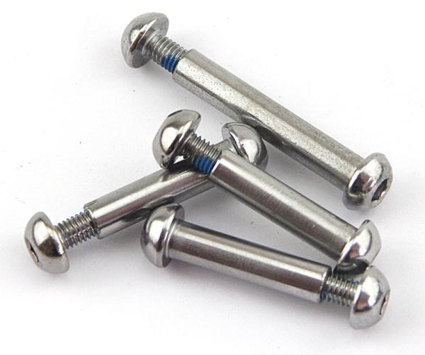 Stainless Steel Hex Drive Binding Barrels and Screws Button Head Nylok Butt