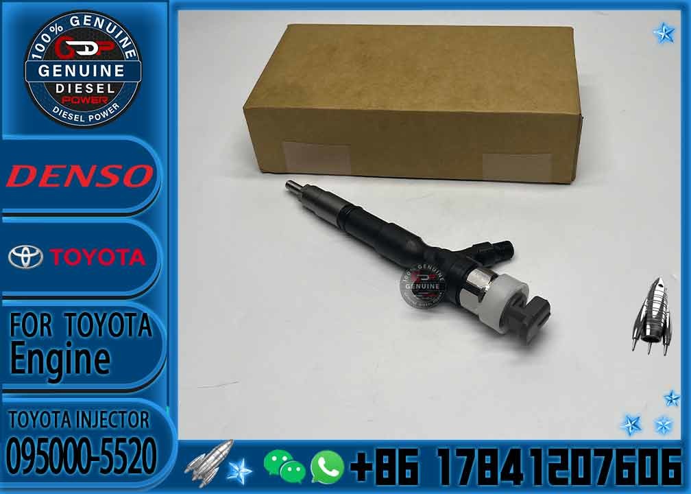 2KD New Diesel Common Rail Fuel Injector 095000-5520 Nozzle Injector 095000 5520 0950005520