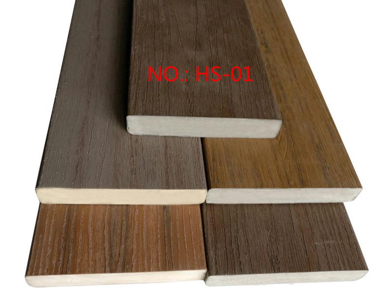 Flooring Outdoor Waterproof Wood Grain Double Color Co-Extruded WPC Wood Composite Decking