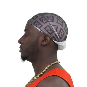 Silk Satin Polyester Wave Cap Design Durag