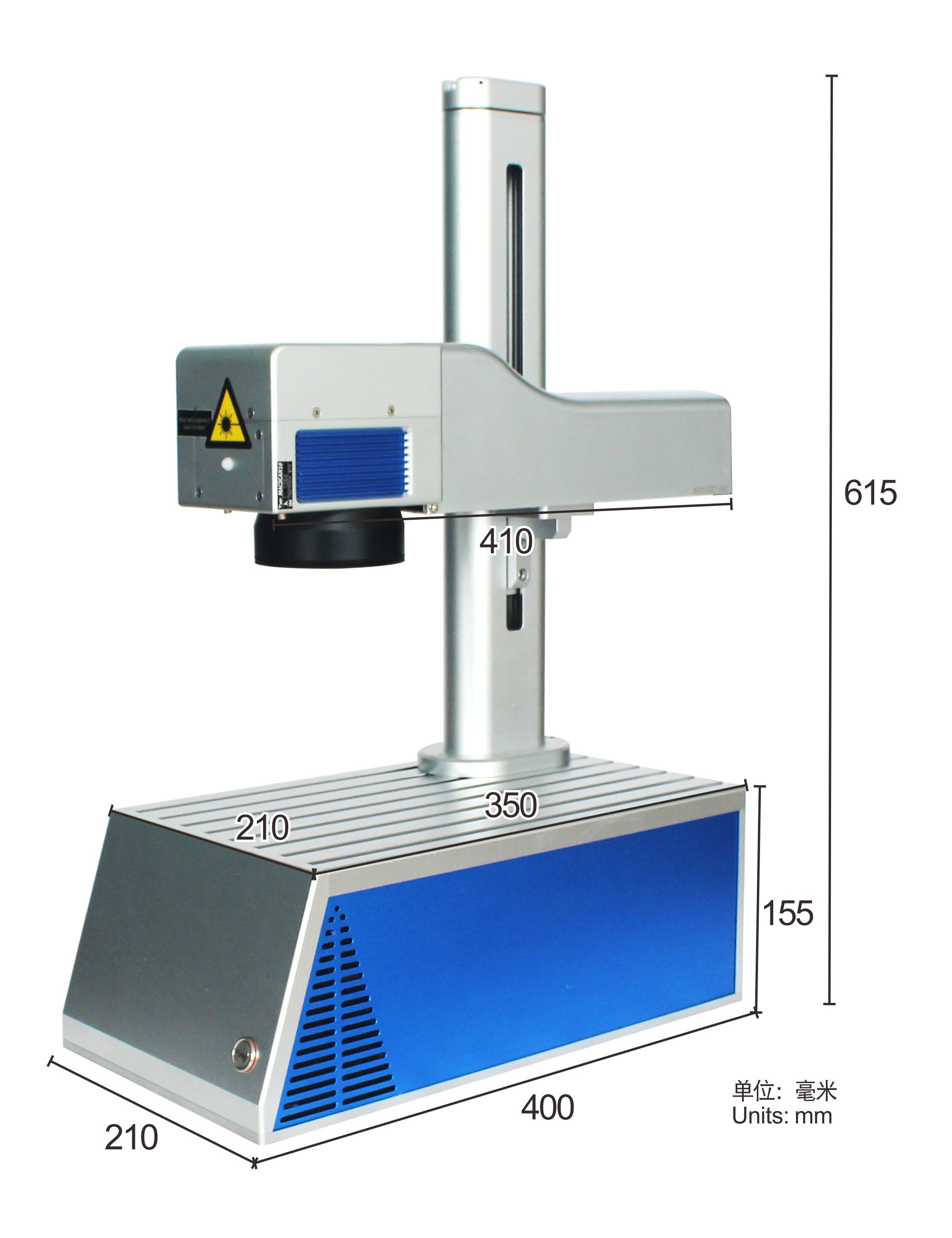 1MM Portable Laser Engraving Machine For Jewellery Stainless Steel Metal