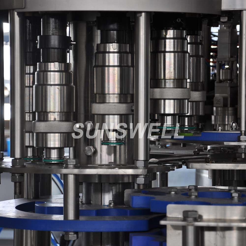 Sunswell Blow Water Bottles Filling Machines 2L Cap Combi Line