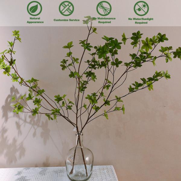 Flame Retardant Artificial Potted Floor Plants For Indoor Outdoor Decor Fake