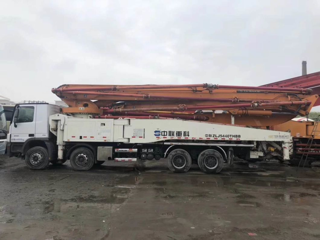 Used Construction Machinery 56 Meter Boom Pump Truck Mounted