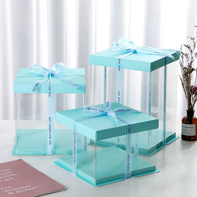 Adjustable Cardstock Grade Cake Packaging Boxes With Offset / Screen Printing And EPS AI Or PSD Design Requirement