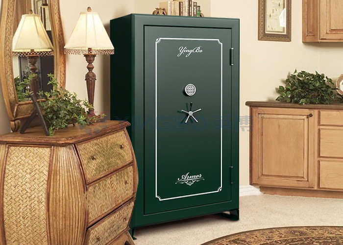 Heavy Gun Safe Box Anti Theft 36 Guns With 75 Mins Fireproof Rating