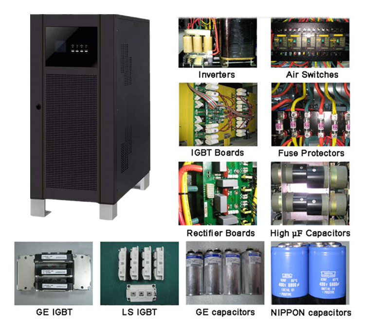 Double Conversion 80KW 100KVA UPS 3 Phase 380V 400V 415V Industrial Ups System