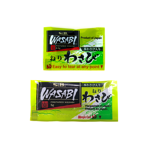 Mini Wasabi Sachet 0.0025-0.05kg Your Go-To Seasoning for Spicy Taste