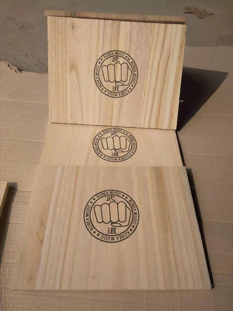 5mm-4cm Thickness Martial Arts Pine Wood Breaking Board For Taekwondo And Karate