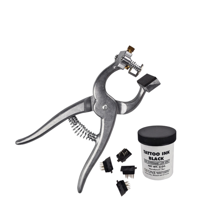 Aluminium Alloy 4 5 Tattoo Livestock Tattoo Pliers Pig Ear Marked