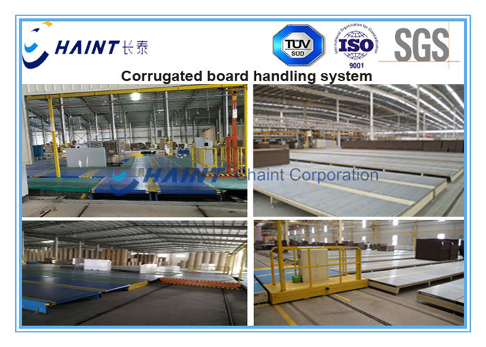 Corrugated Parent Roll Automatic Handling Systems And Board Handling Line High Efficiency
