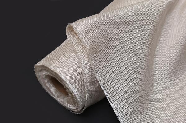 White High Temperature Fiberglass Cloth High Silica Fiberglass Fabric For