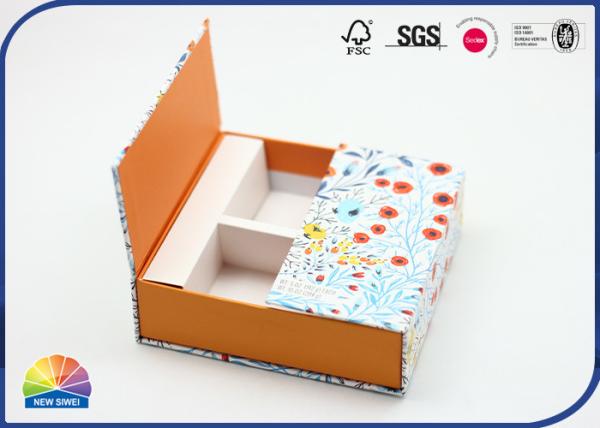 French Doors Shape Hinged Lid Gift Box For Soaps Essential Oils Packaging Eco