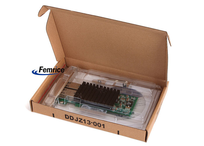 Femrice 100/1000/10000Mbps Dual Port Gigabit Ethernet PCIe x8 Server Adapter Intel X540 RJ45 Slots Network Controller