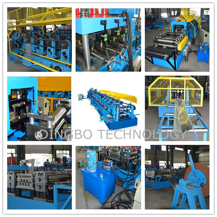 Fully Automatic Change the Size CZ Steel Purlin Channel Shape Making Roll Forming Machine