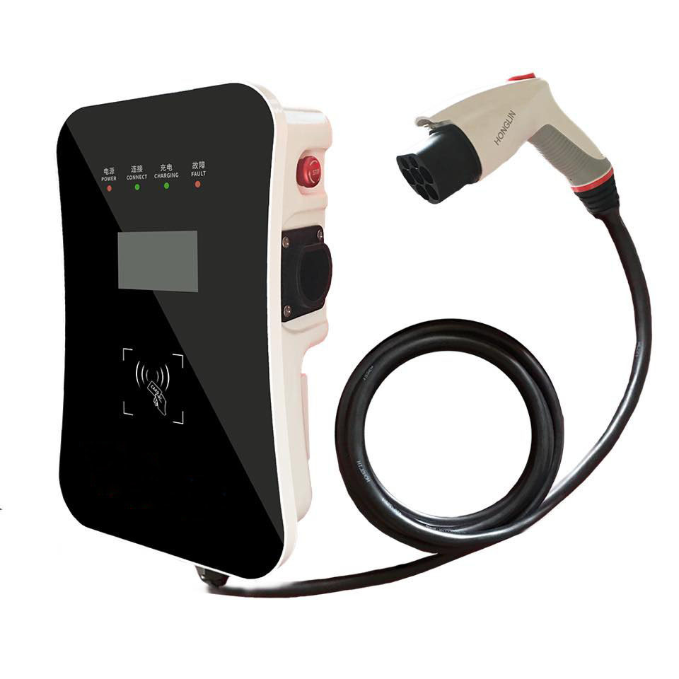Commercial Car Charging Points IP54 With Phone APP Type 2 Ac Charger