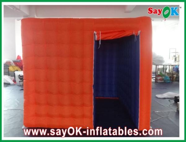 Inflatable Party Decorations Durable Mobile Inflatable Photo Booth Orange