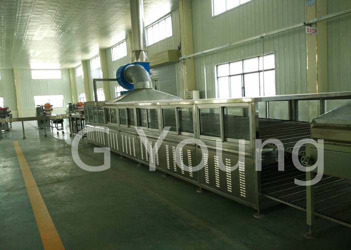 50-100g / Cake Instant Noodle Production Line 200 000 Cakes 800mm Roller Fried Bag